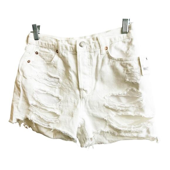 Free People We The Free Maggie Distressed Shorts Sz.26 NWT - Picture 6 of 7